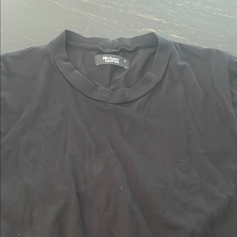 Michael Lauren Black Short Sleeve Tee